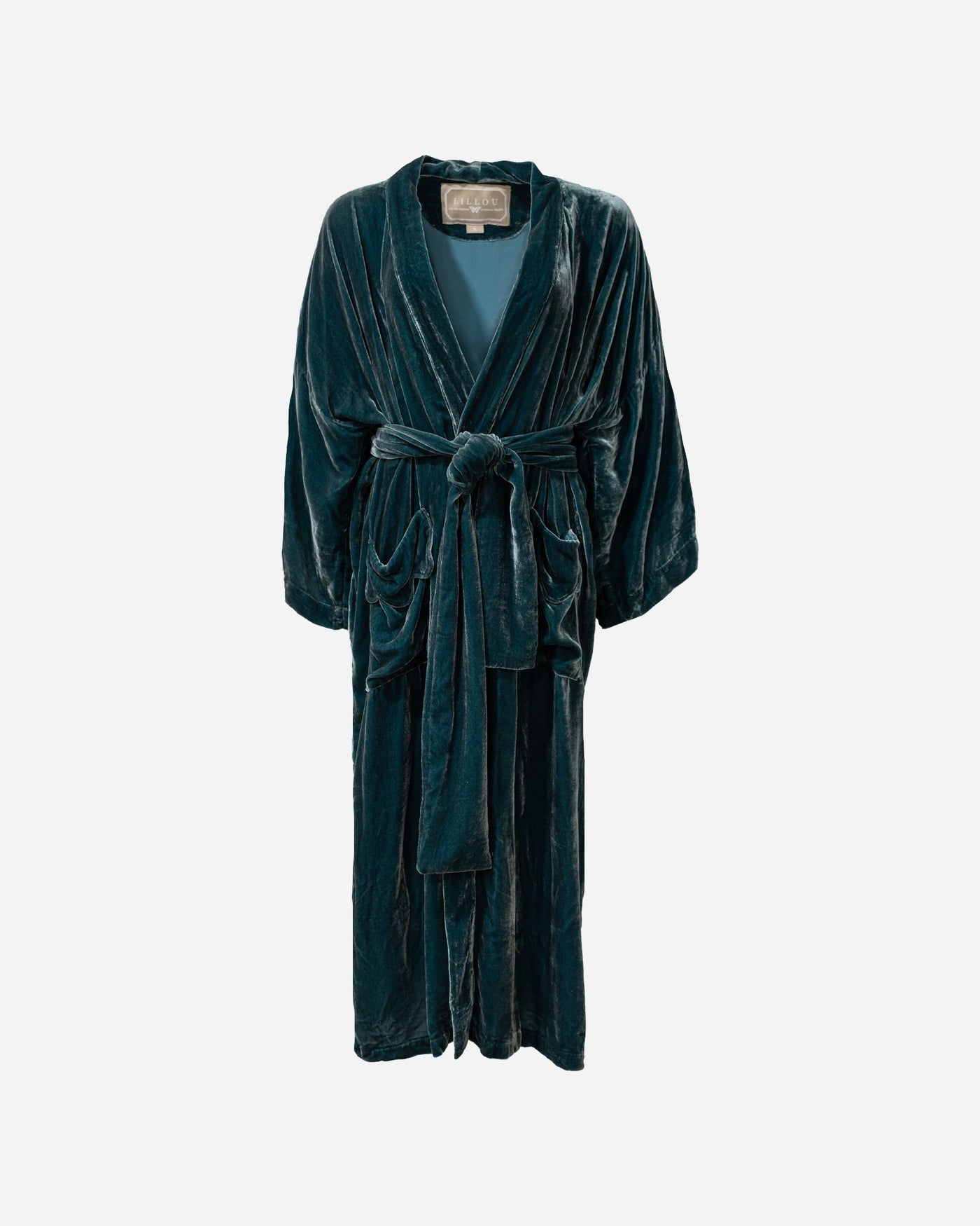 The Lillian Silk Velvet Robe